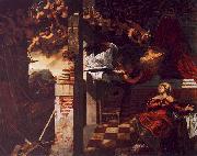 Jacopo Robusti Tintoretto The Annunciation France oil painting artist